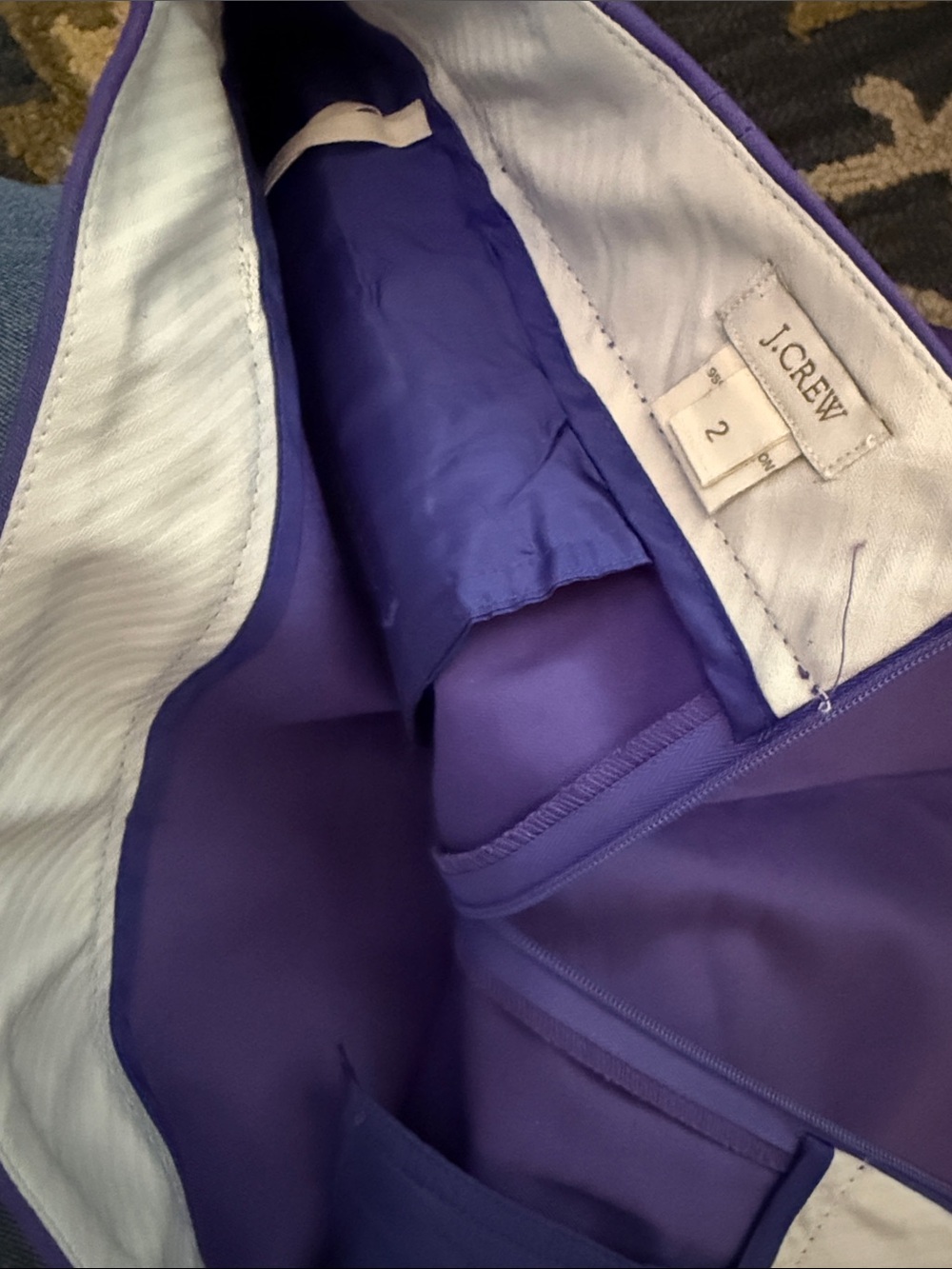 J. Crew Violet Pencil Skirt - Picture 8 of 11